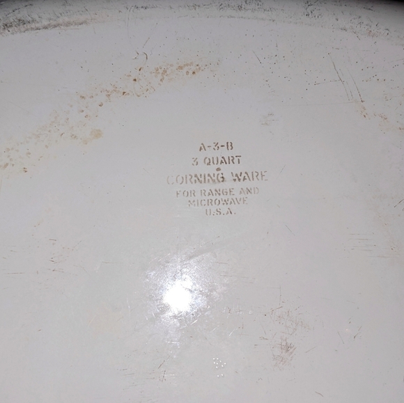 Vintage Corningware 'Spice of Life' Casserole Dishes 3qt and 2/3 cups - Picture 10 of 10